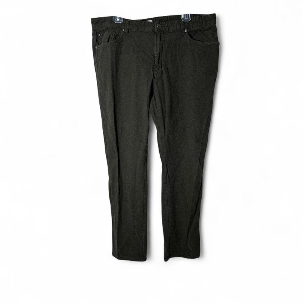Peter‎ Millar Flannel Five-Pocket Pant Mens Size 38 Olive Green Cotton Blend